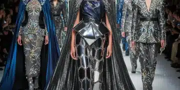 Models on a runway presenting exclusive 2026 luxury brand collections with innovative designs.