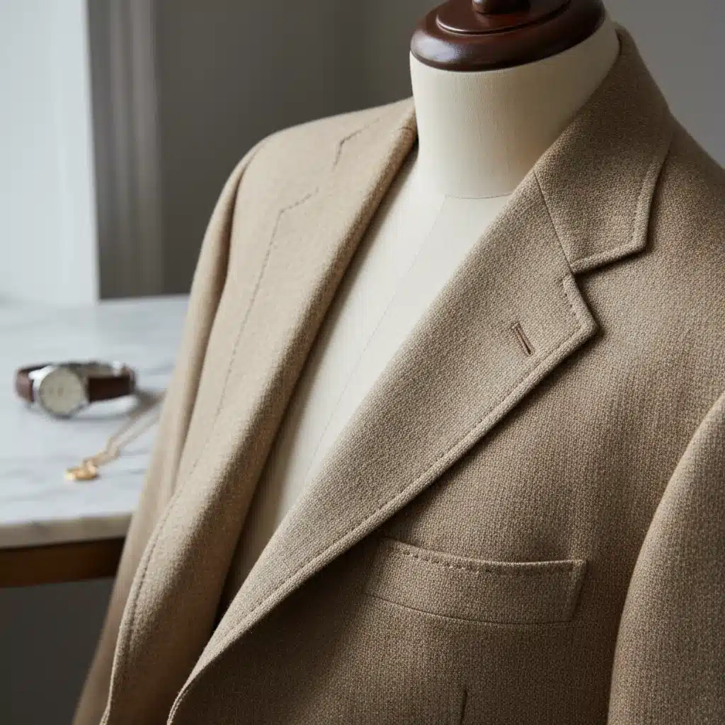 High-quality tailored blazer, a versatile wardrobe investment piece
