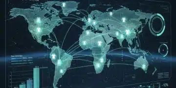 Global textile supply chain network illustrating transparency and interconnectedness