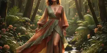 Unlock 15% Off 2026 Sustainable Collections: Early Access Perks Revealed Woman in sustainable elegant dress in nature
