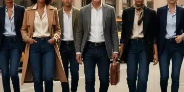 Timeless Wardrobe Staples: Beyond Fast Fashion for 2026 People wearing timeless wardrobe staples in an urban setting