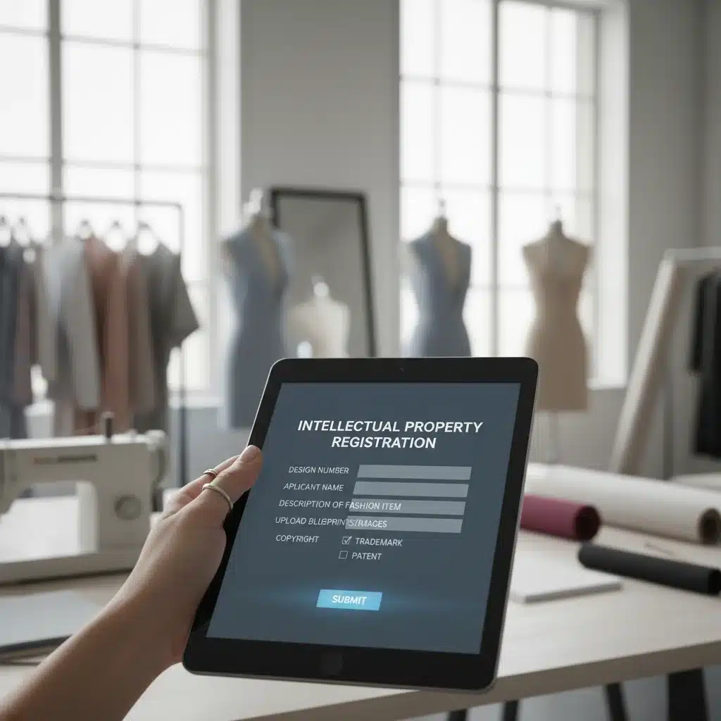 Digital intellectual property registration for fashion designs
