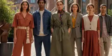 Ethical Fashion Trends 2026: Integrate Sustainable Style People wearing stylish and sustainable ethical fashion outfits for 2026